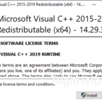 Visual C++ Redistributable 2019 Download
