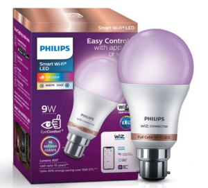 PHILIPS Wiz Wi-Fi Enabled B22 9-Watt